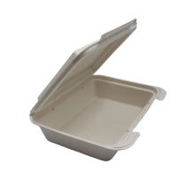 New Sugarcane Bagasse Tableware Fast Food Box Container Biodegradable